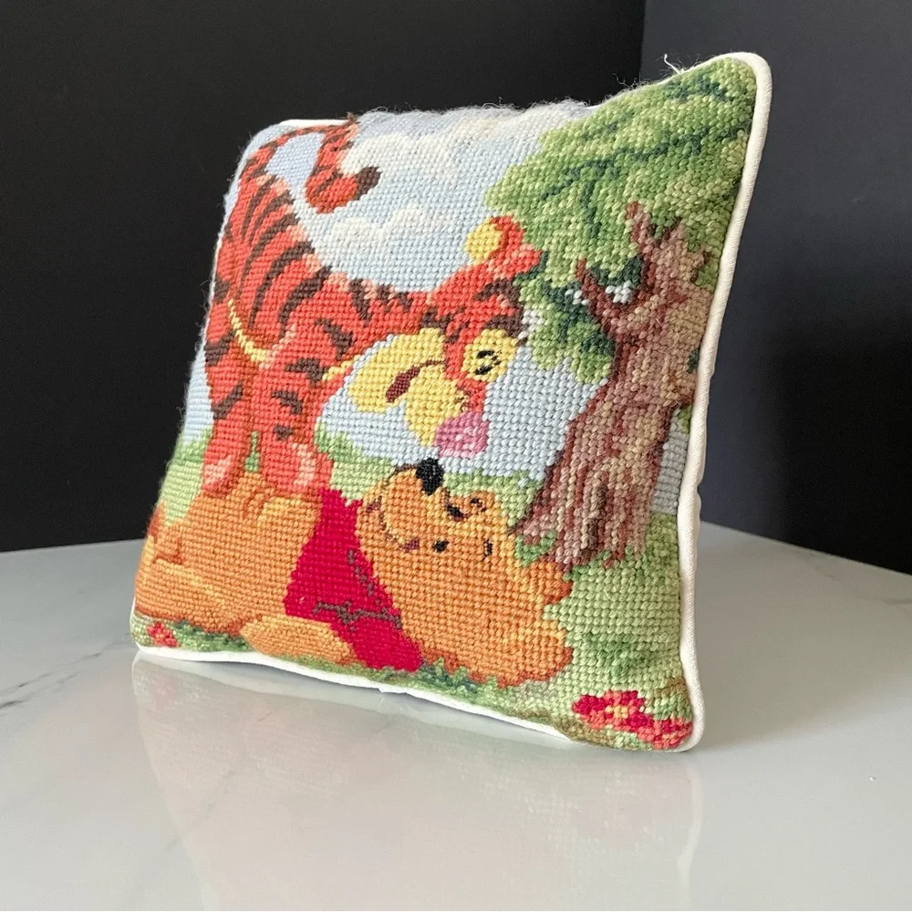 Winnie the Pooh Needlepoint Pillow